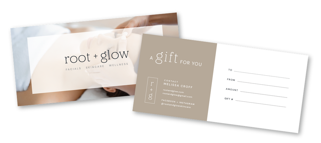 root + glow gift card